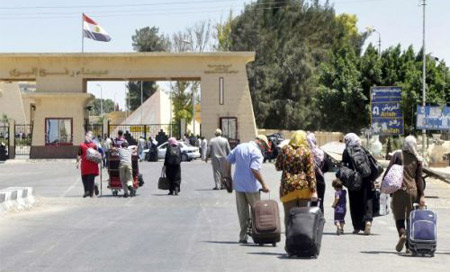Egipto reabre por completo el paso de Rafá por primera vez en tres meses